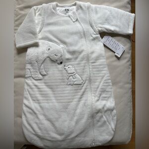 NWT Baby Sleep Sack with Bear Design
